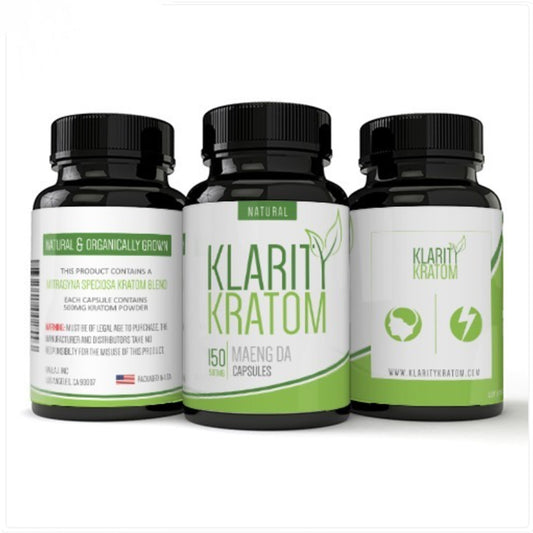 Klarity Green Maeng Da Kratom Capsules