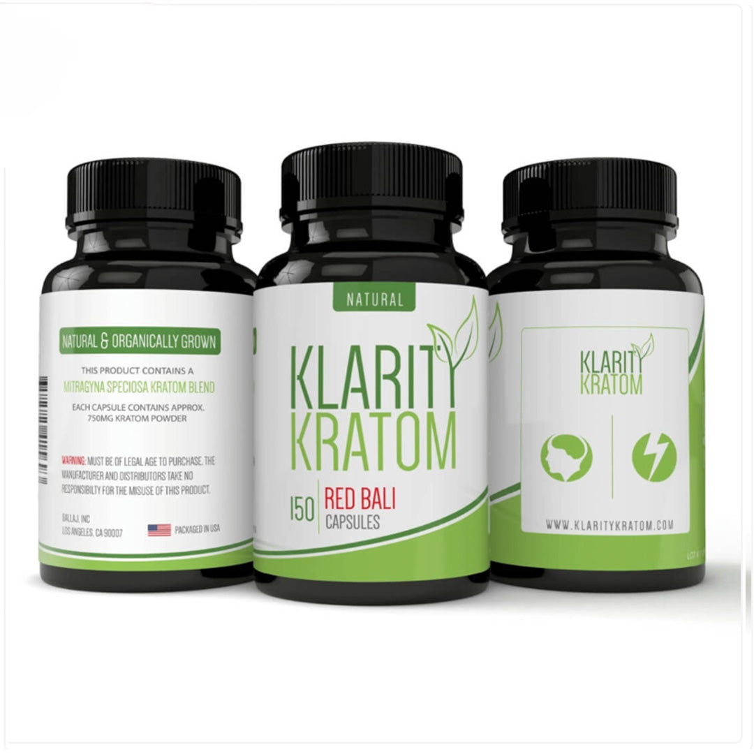 Klarity Red Bali Kratom Capsules